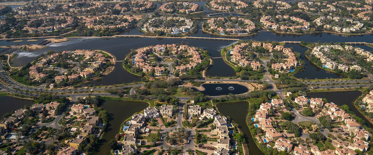 Jumeirah Islands aerial views